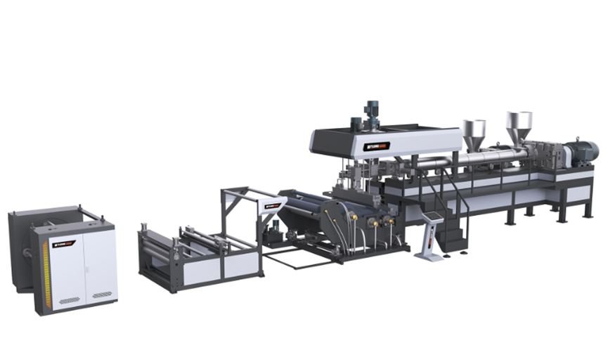 plastic sheet extruder